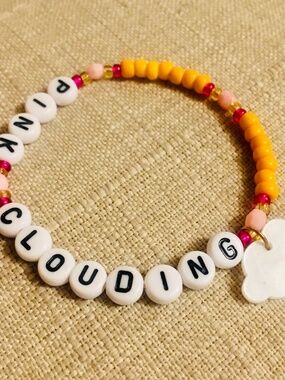 Handmade Pink Clouding (Showgirl Encore) Friendship Bracelet for Adults and Kids